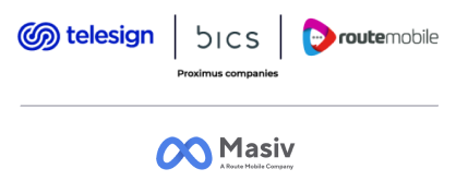 Tri branding - Telesign Route Mobile, BICS, and Masiv